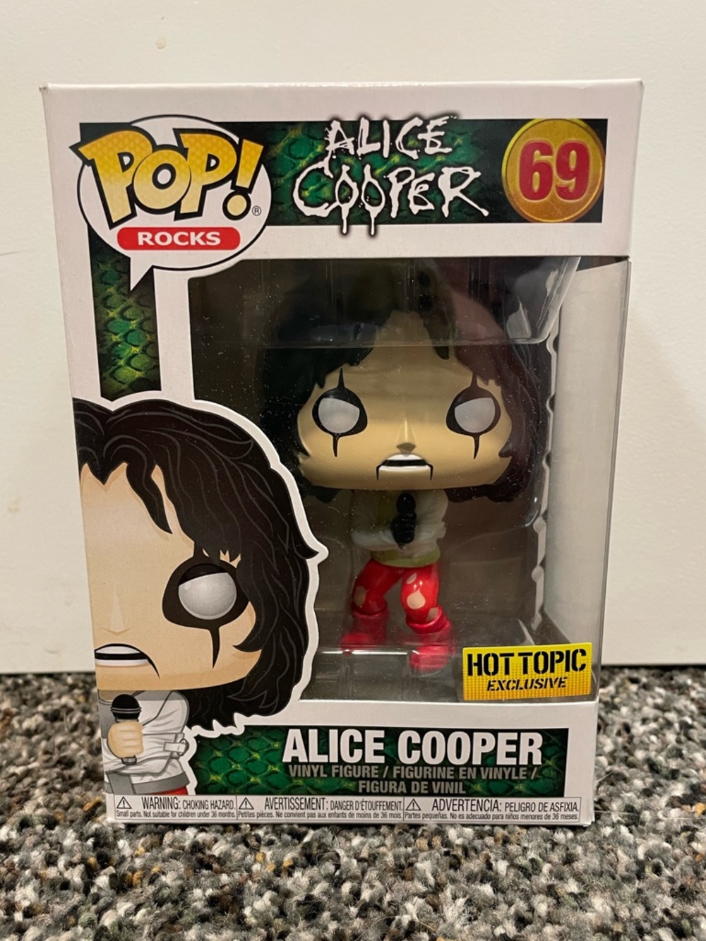 Funko Pop! Rocks Alice Cooper #69 - Hot Topic Exclusive